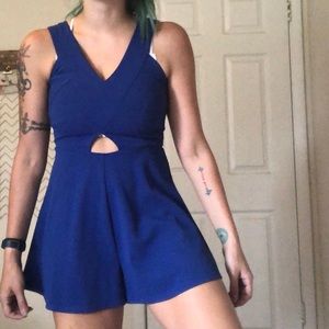 Blue romper